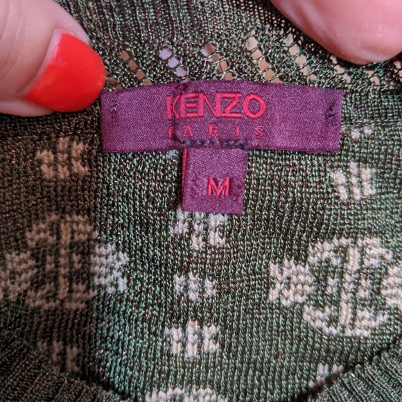 KENZO vintage wool knit sweater - Picture 12 of 13